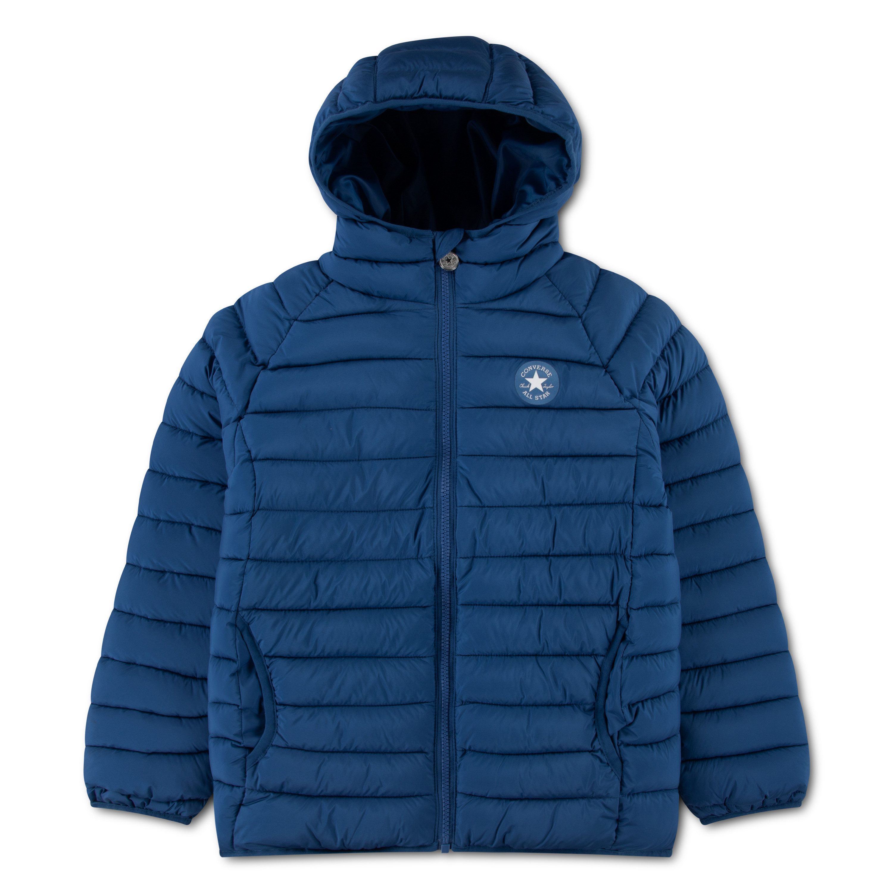 Converse Steppjacke CNVN ESS MDWT PUFFER mit wasserabweisender Beschichtung, leichte Ausführung