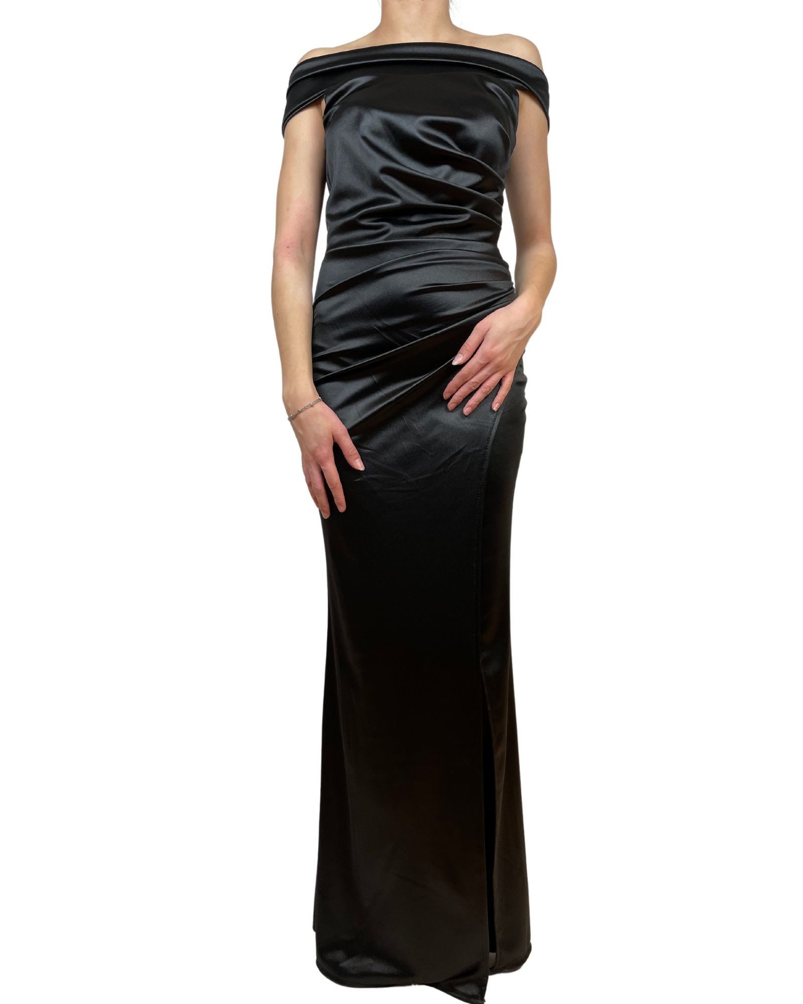 ITALY VIBES Cocktailkleid - Abendkleid - Maxikleid - Kleid elegant - ONE SIZE passt hier Gr. XS - M
