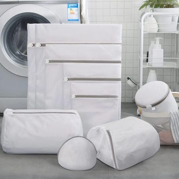 Coonoor Wäschenetz Wäschesack für Waschmaschine Stabiler wäschebeutel 25 x 30 cm,(1-St), mit Netzreißverschluss Ideal für Feinwäsche