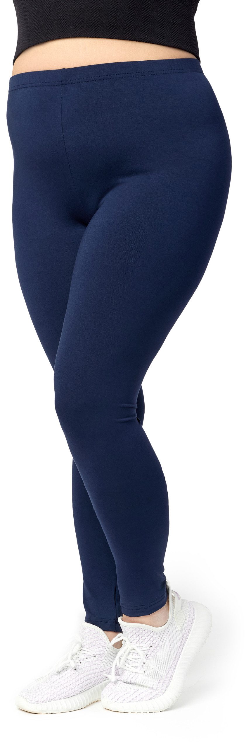 Leggings Große Größen Damen Tight lang aus Viskose MS10-448