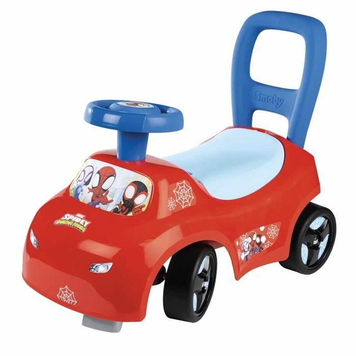 Rutscherauto Rutschauto Rutscherfahrzeug Rutsche Kinderfahrzeug Smoby Spidey 2-in-1
