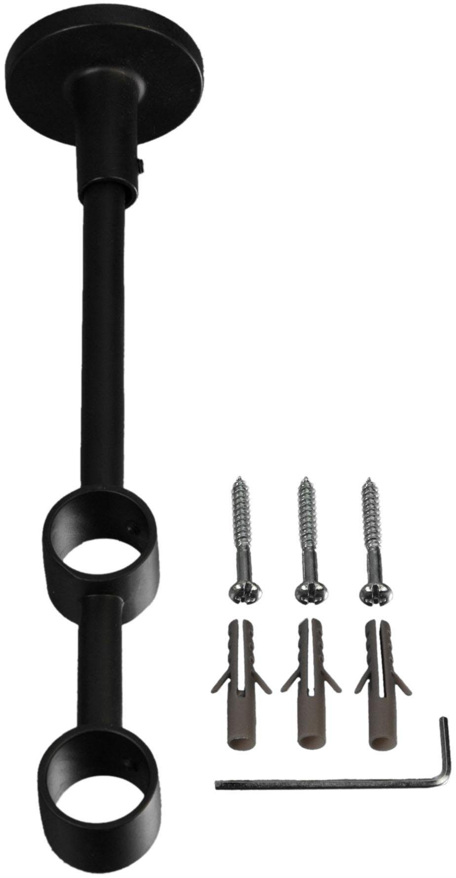 Liedeco Doppelträger, Gardinenstangen, (1-St), für Gardinenstangen günstig online kaufen