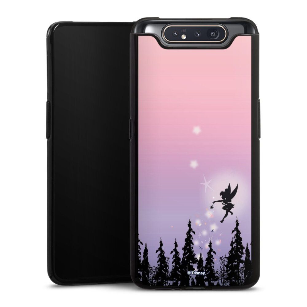 DeinDesign Handyhülle Disney Tinkerbell Offizielles Lizenzprodukt Tinker Bell Woods, Samsung Galaxy A80 Silikon Hülle Bumper Case Handy Schutzhülle