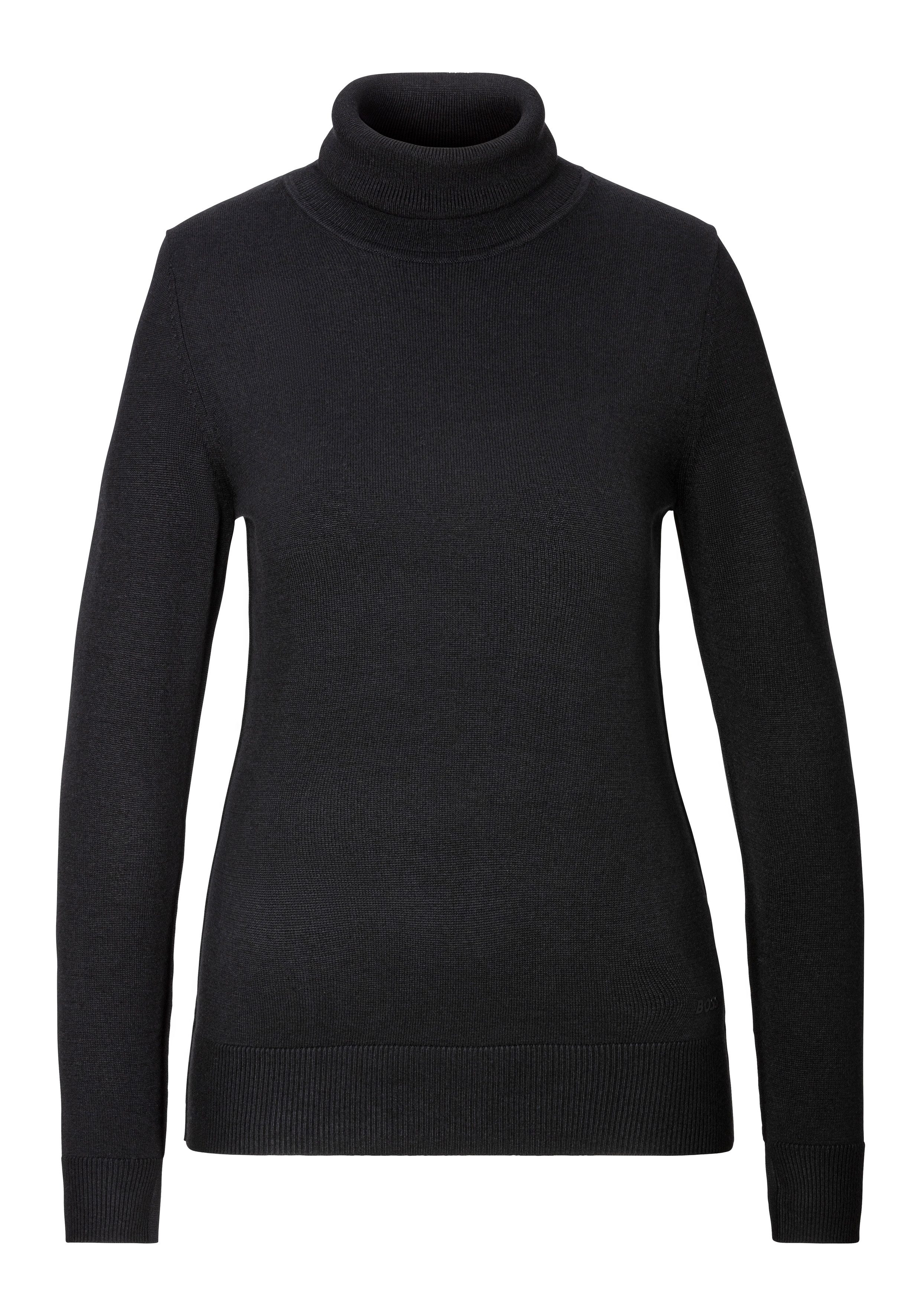 BOSS ORANGE Strickpullover Fiddie Premium Damenmode mit modischem Schlitz a günstig online kaufen