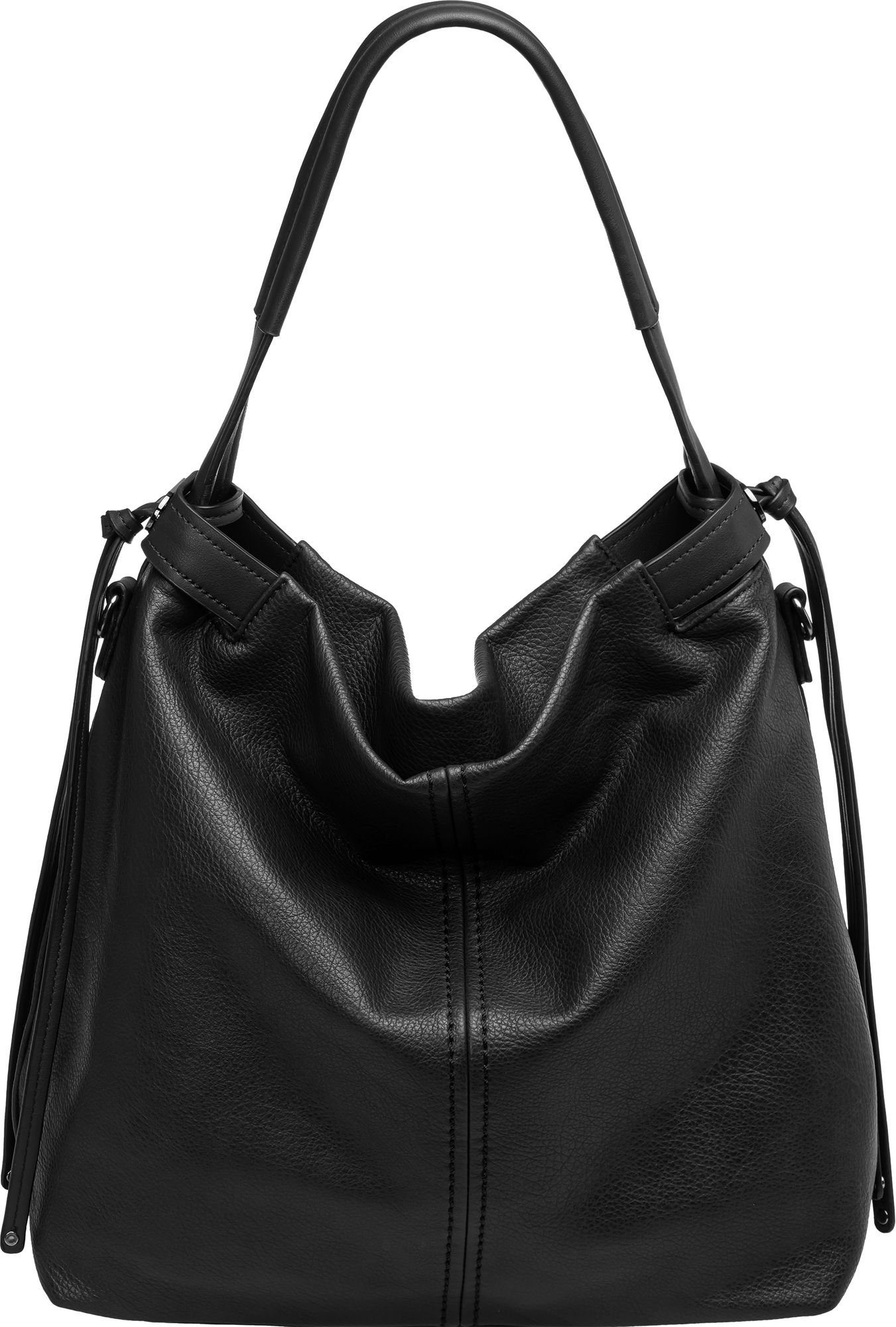 Caspar Schultertasche TS1072 große Damen XL Schultertasche