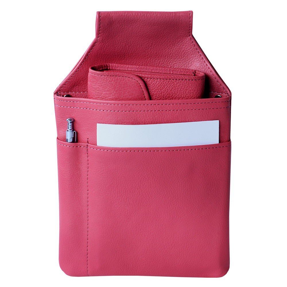 Nappa-Leder, Kellnerholster, Hamosons Hamosons Kellnerbörse aus Pink, Kellnerhalfter Profi