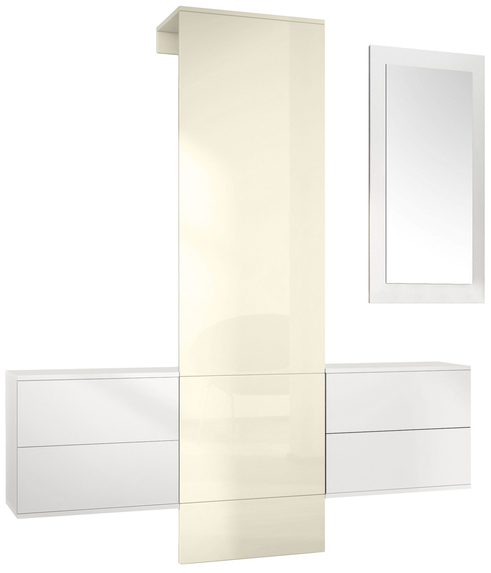 Vladon Garderoben-Set Carlton Set 3, (Wandgarderobe günstig online kaufen