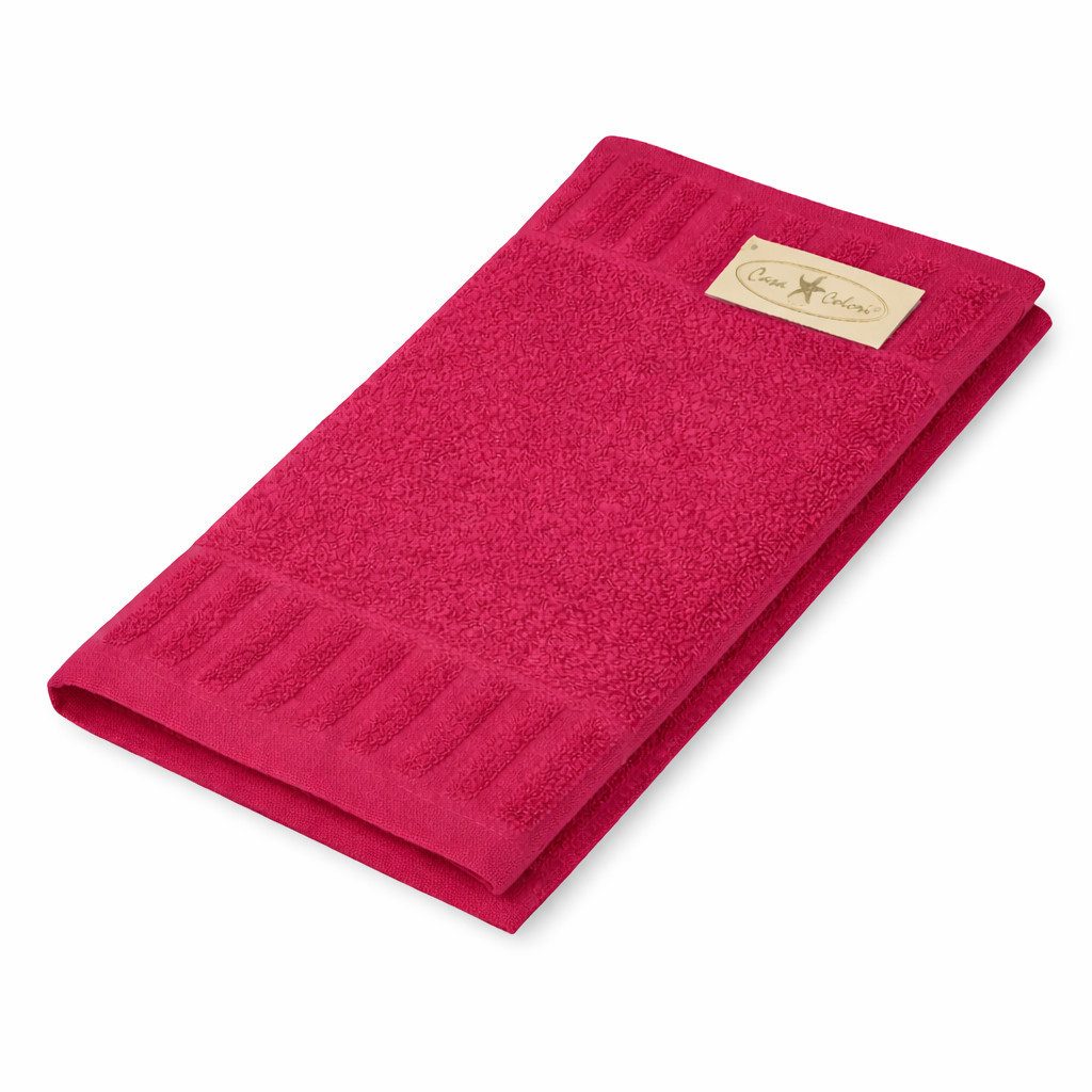 Casa Colori Seiftuch Uni, Frottier (1-St), Hohe Farbbrillanz, Einfache Pflege