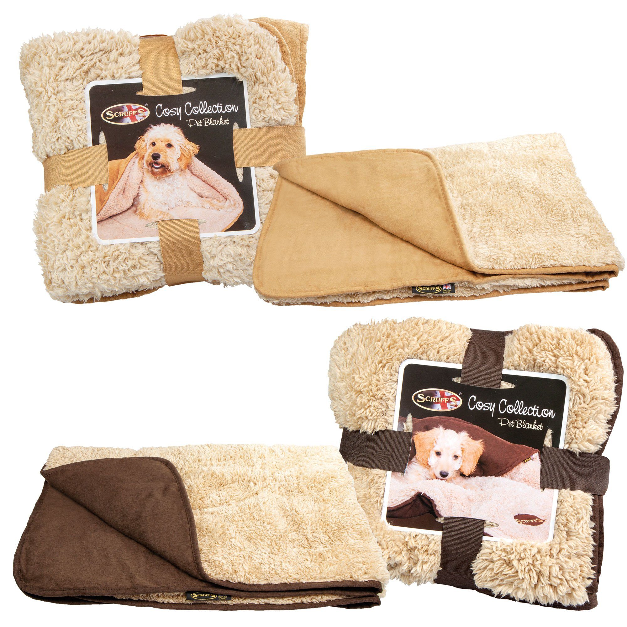 Scruffs Tierdecke SCRUFFS® Cosy Luxoriöse Premium Wendedecke, Polyester, 5 Farben wählbar