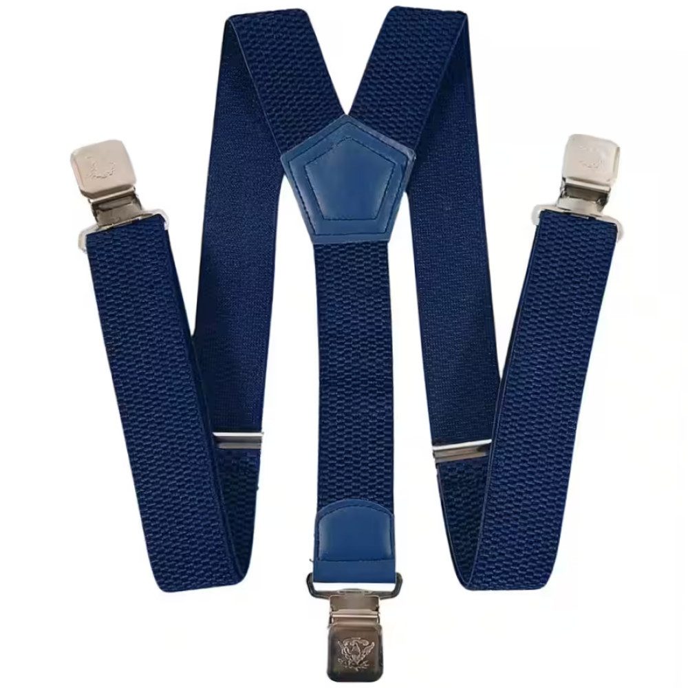 Ware aus aller Welt Hosenträger blau starke Y Hosenträger 40 mm breit mit s günstig online kaufen