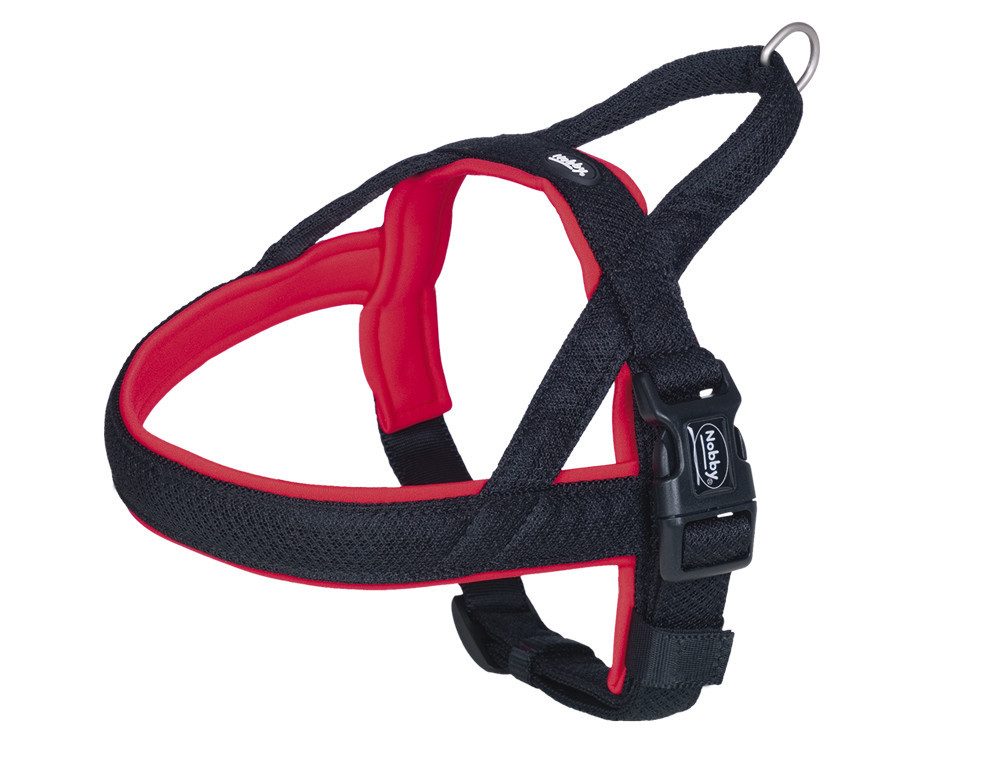 Nobby Maulkorb Nobby Norweger-Hundegeschirr Mesh Preno rot, Nylon