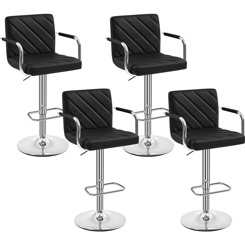 Yaheetech Barhocker 2/4-er Set (4 St), Höhenverstellbarer Barstuhl mit Arml günstig online kaufen
