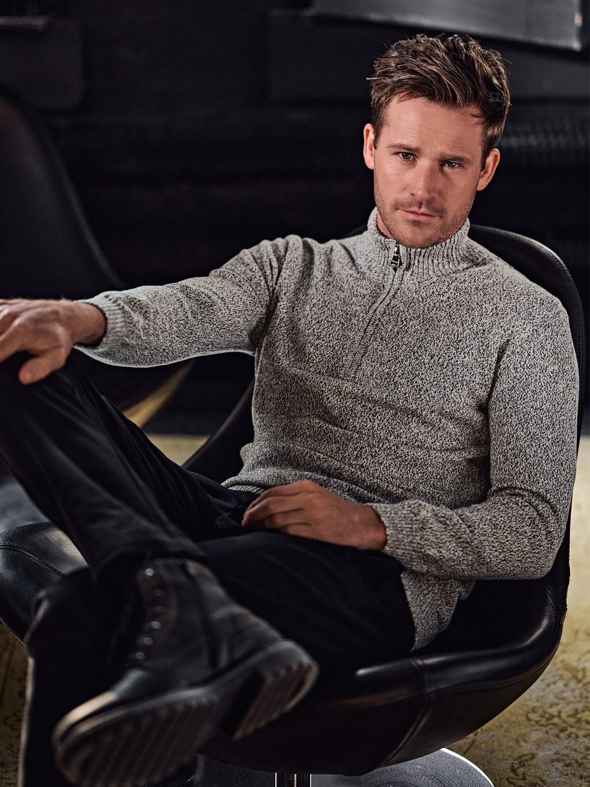 Engbers Stehkragenpullover Herren Pullover mit Stehkragen, Hellgruen