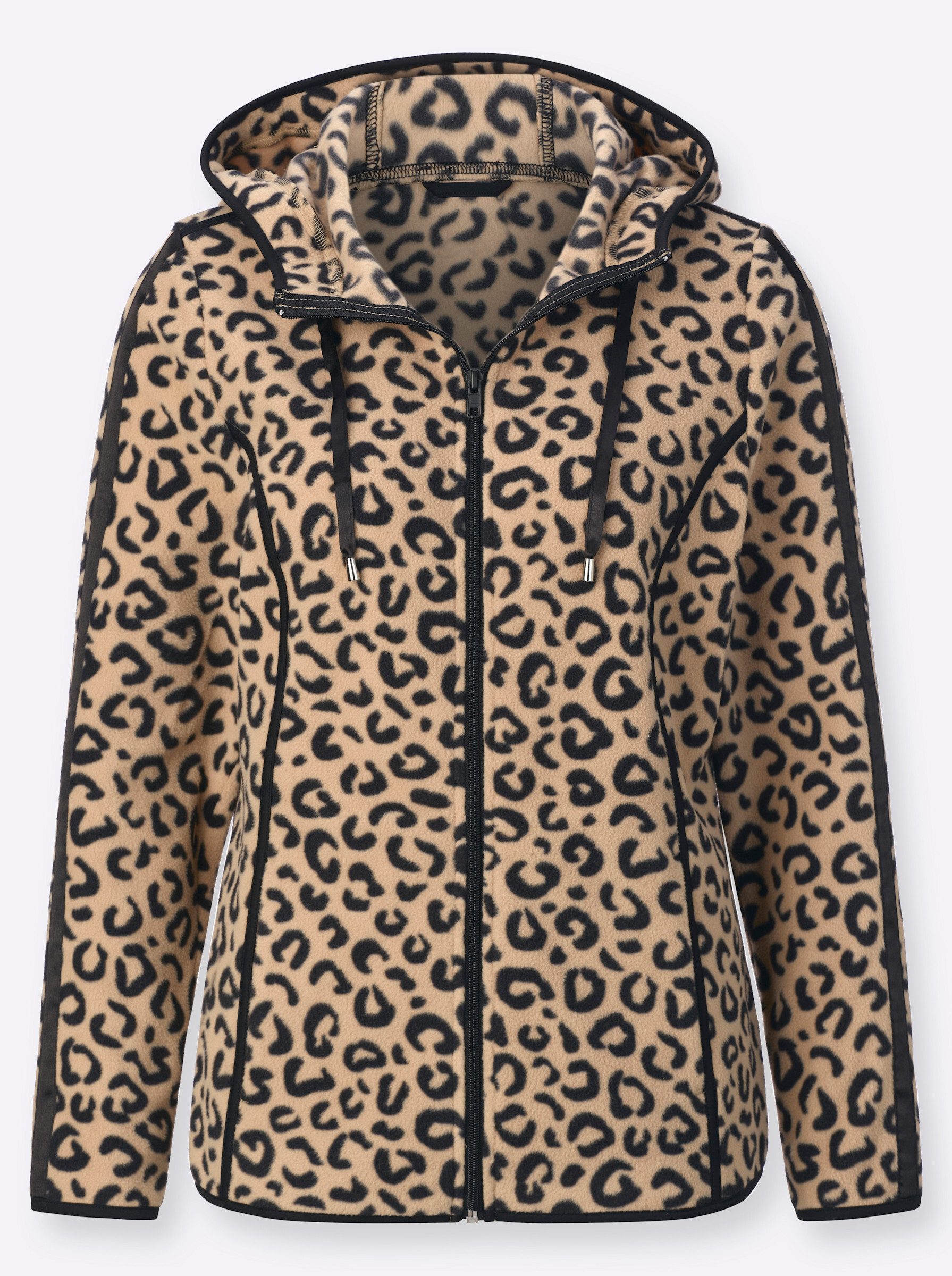 Fleecejacke Fleece-Jacke Langarm