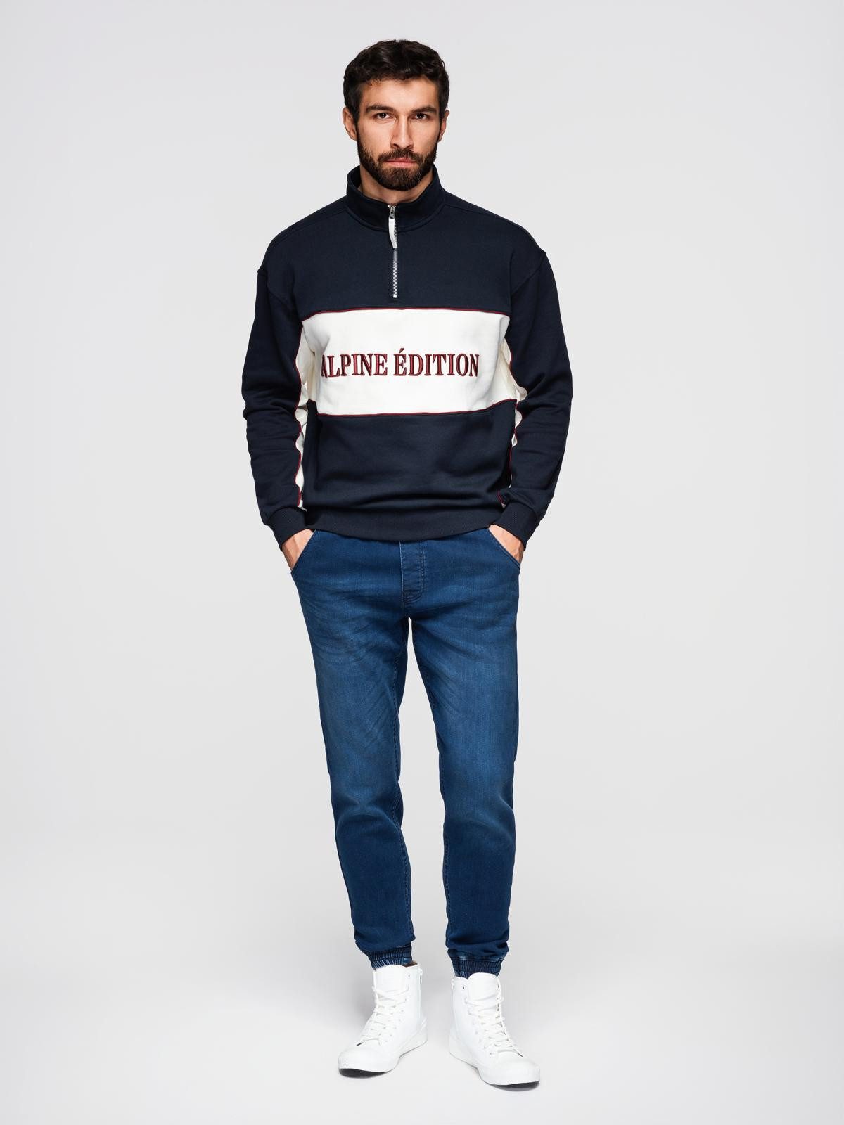 OMBRE Jeansjeggings Jeans-Jogger mit elastischem Bund