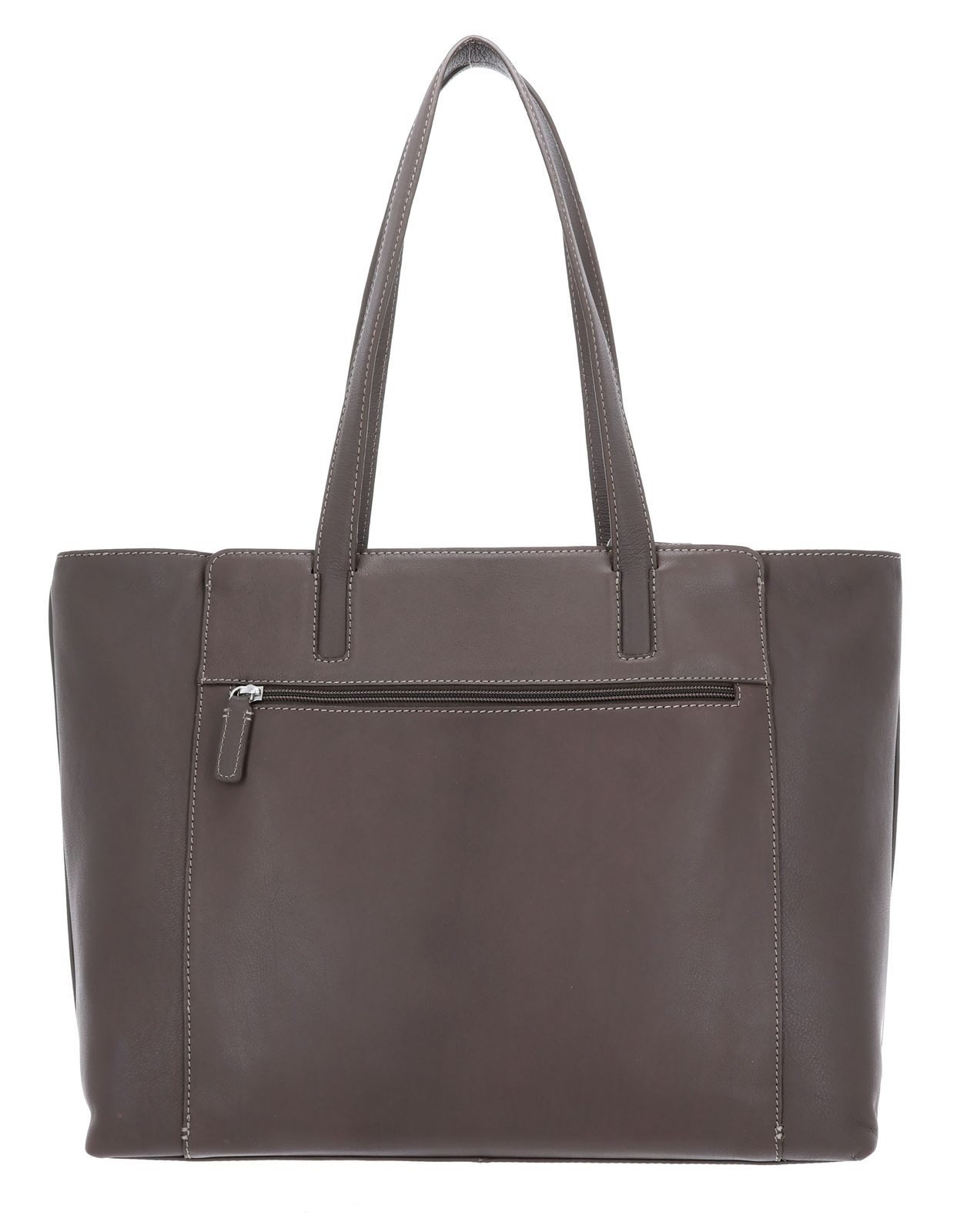 Leonhard Heyden Shopper Business Shopper 3 Fächer 7411 (Set, 2-tlg), aus echtem Rindsleder