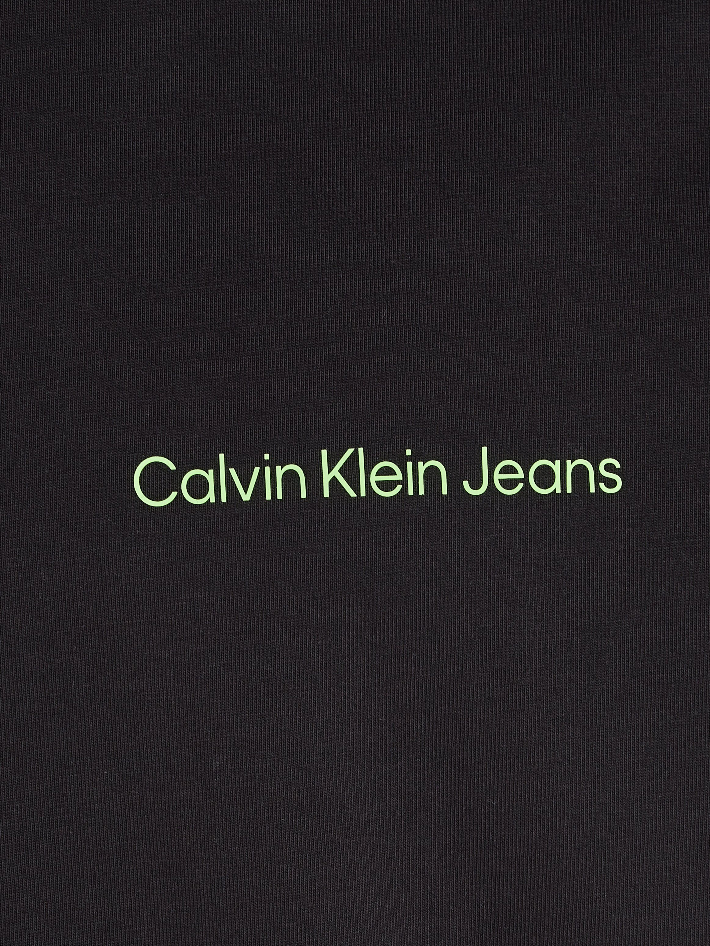 LOGO Jeans Ck Black Calvin Klein TEE T-Shirt TAPE