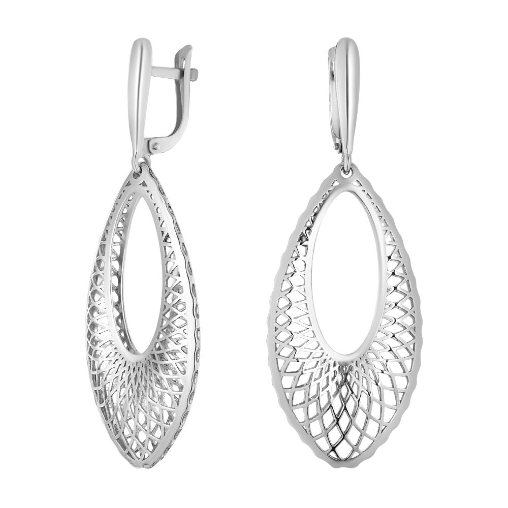 Creolen-Set Ohrringe Hänger 925 Silber Ohrschmuck Echtschmuck