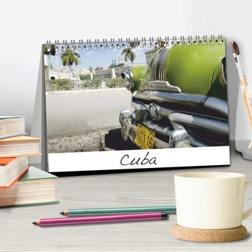 CALVENDO Wandkalender Cuba (Tischkalender 2024 DIN A5 quer), CALVENDO Monatskalender
