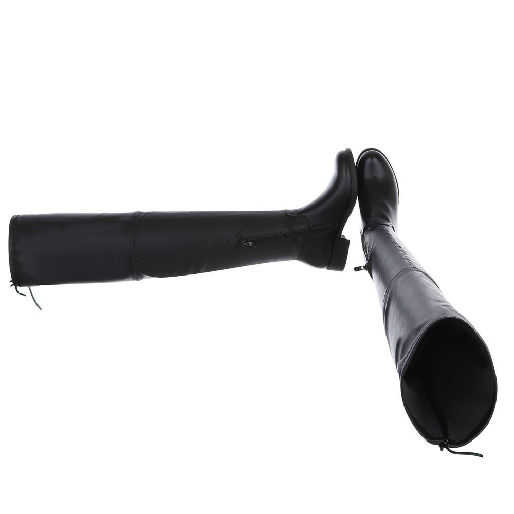 Ital-Design Damen Party & Clubwear Stiefel (88577348) Blockabsatz Overknees günstig online kaufen