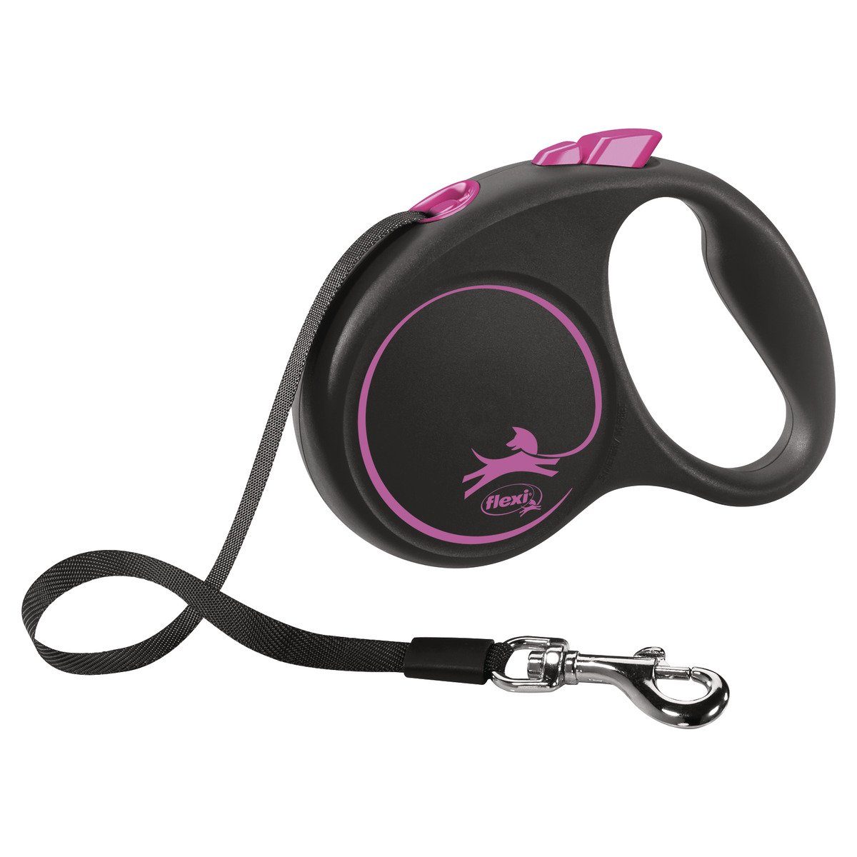 flexi Flexileine BLACK DESIGN Gurt pink
