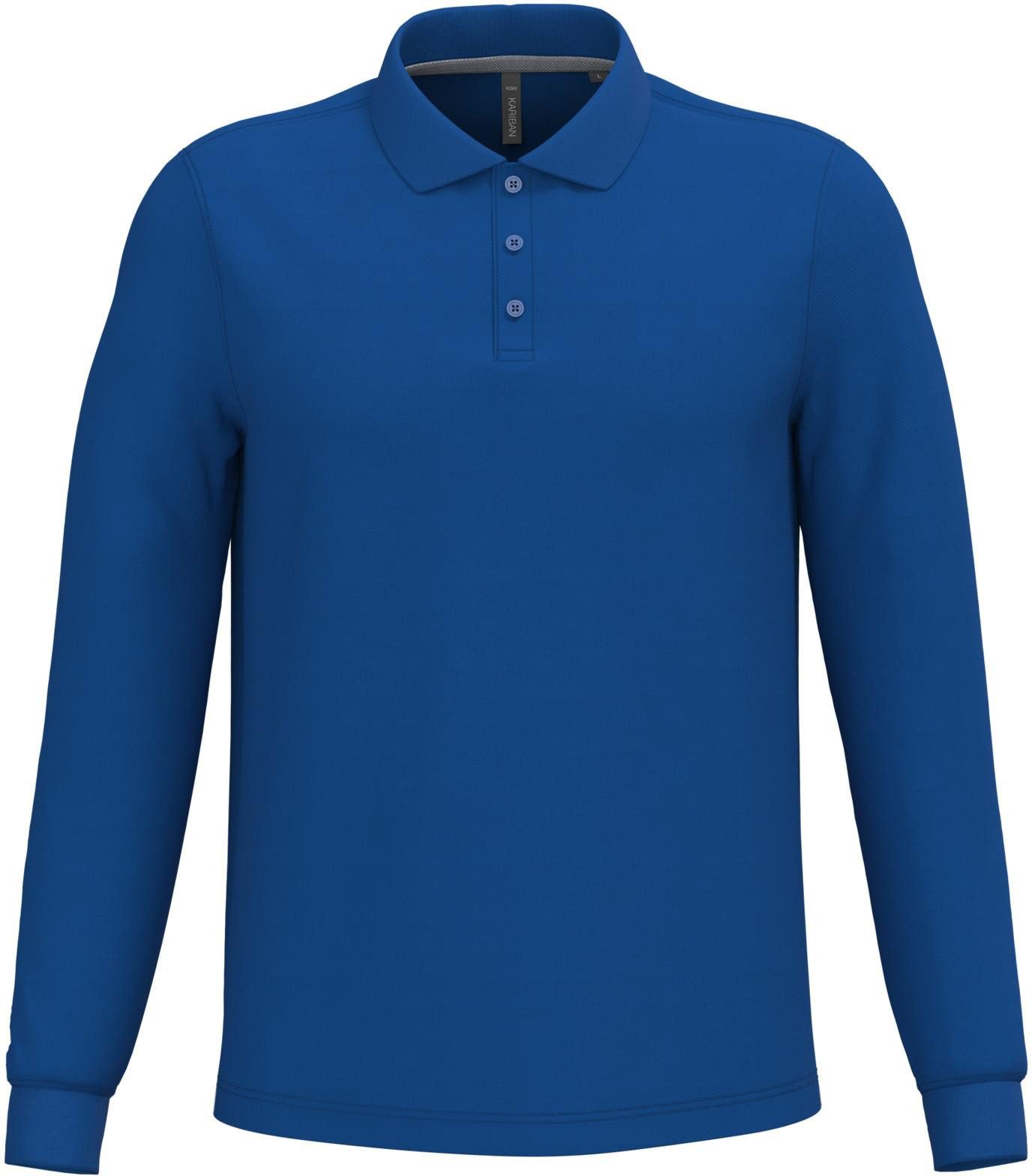 Kariban Langarm-Poloshirt Herren Langarm Poloshirt günstig online kaufen