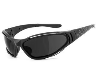 KingKerosin Motorradbrille KK190, gepolstert mit abnehmbarem Band