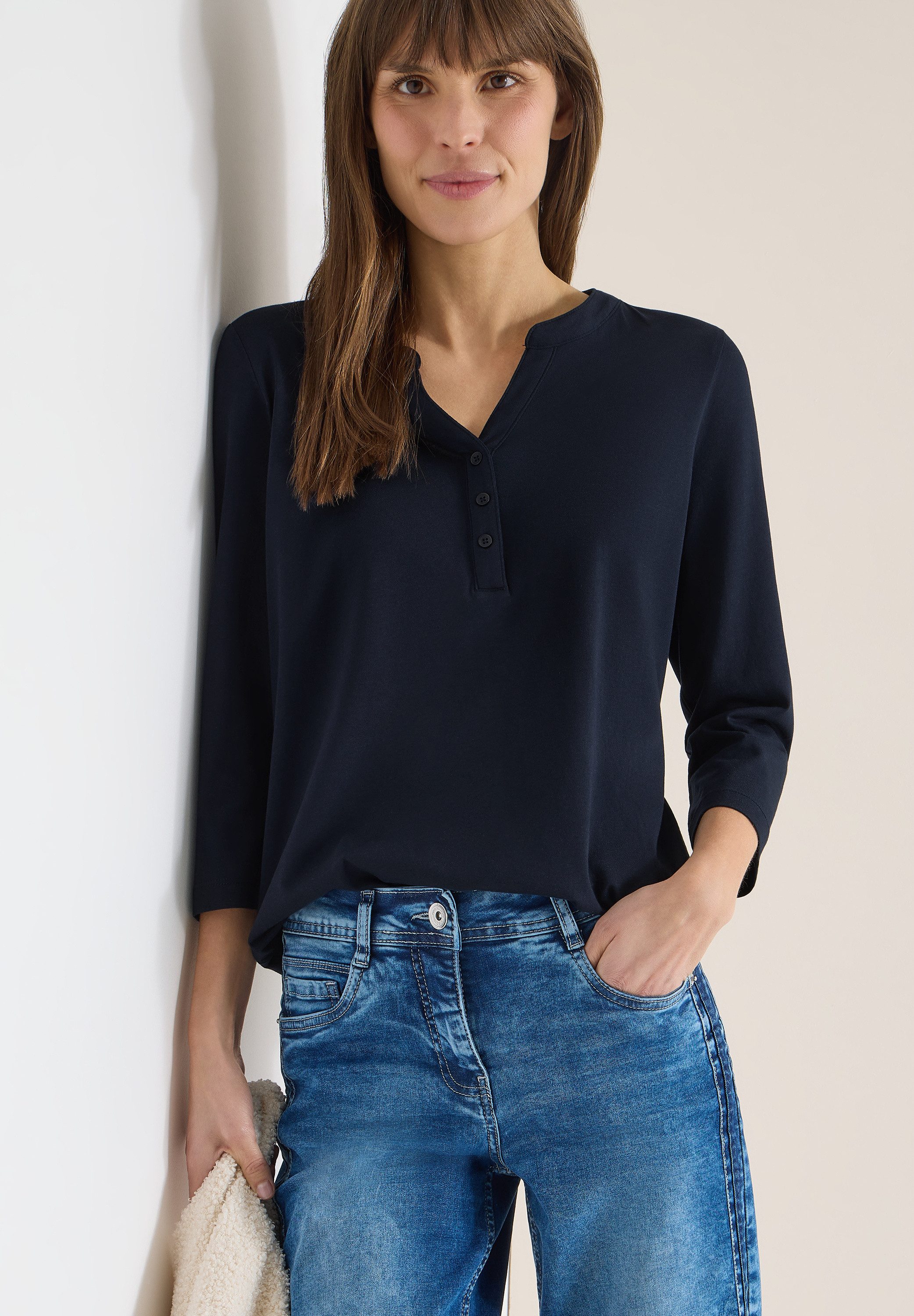 CECIL 3/4-Arm-Shirt im Tunika-Look günstig online kaufen