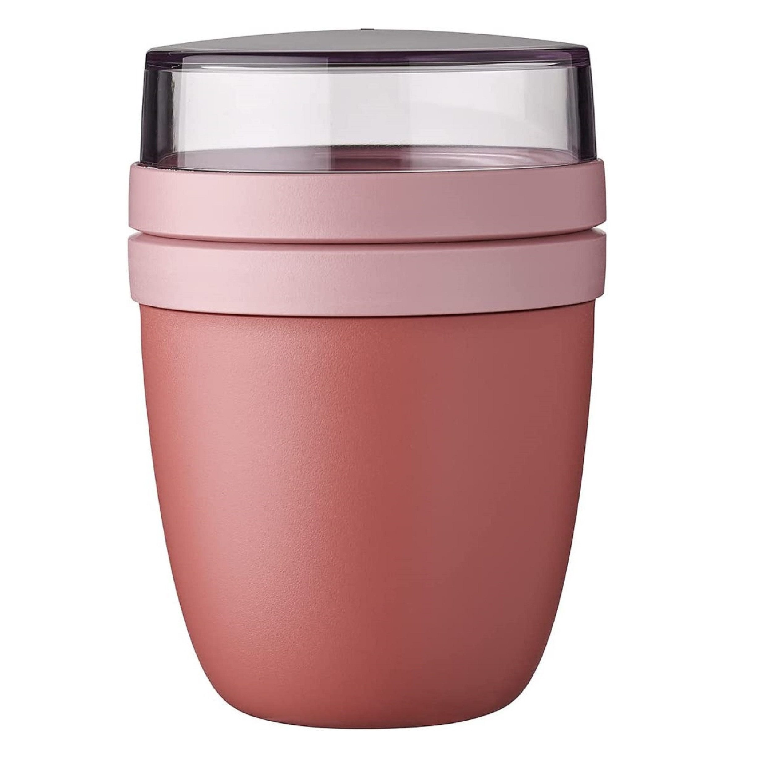 Lunchbox Lunchpot Ellipse,Praktischer Müslibecher, Joghurtbecher, To Go Becher