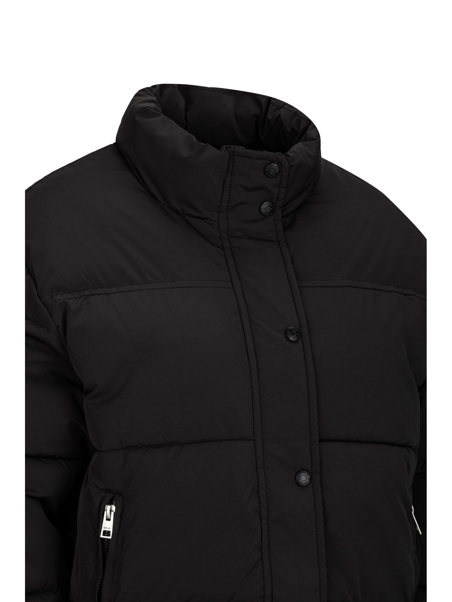 Replay Winterjacke Fine Poly Silky Touch Fabric