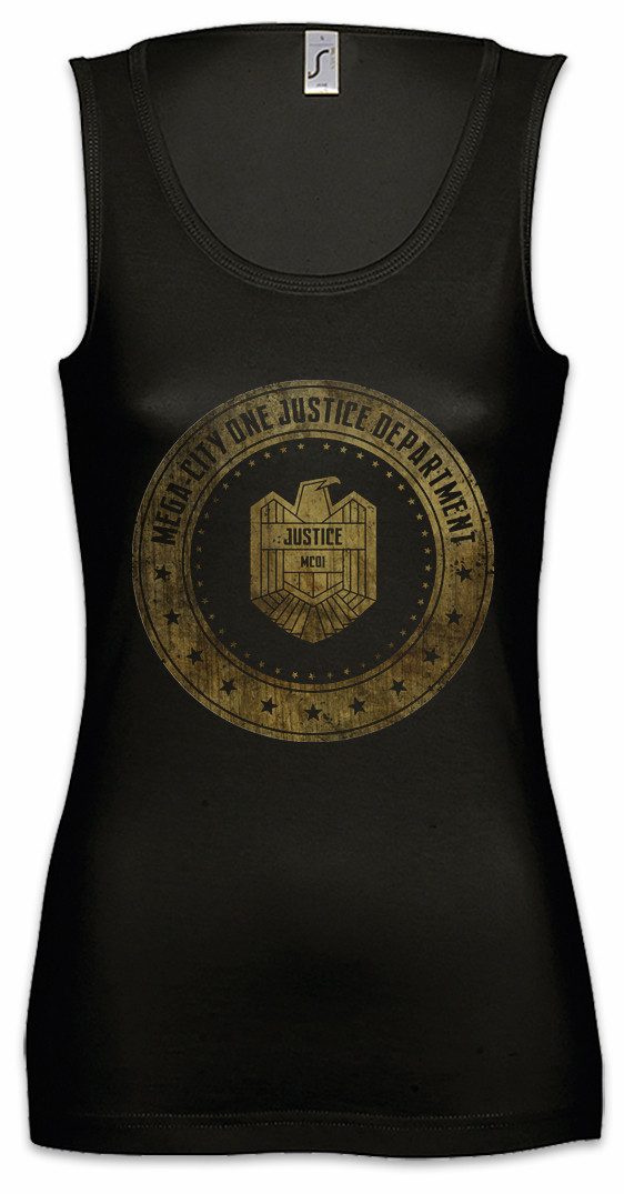 Tanktop Mega City One Justice Dept Logo I Ärmelloses Damen T-Shirt Judge