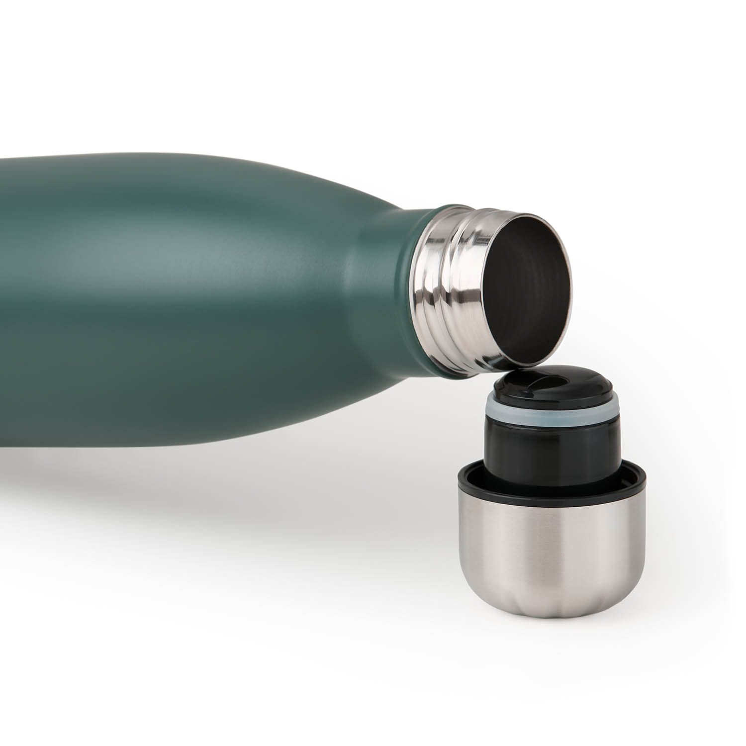 Blumtal Isolierflasche Thermoflasche Edelstahl - auslaufsiche Isolierflasche, BPA-frei, stundenlange Isolation von Warm & Kaltgetränken - rostbeständig – Bild 3 von 5