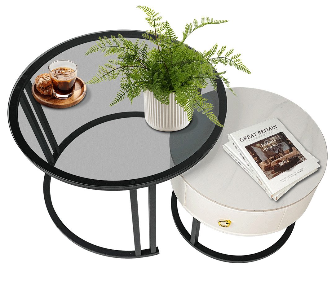 MULISOFT Couchtisch 2er Set Wohnzimmertisch mit günstig online kaufen