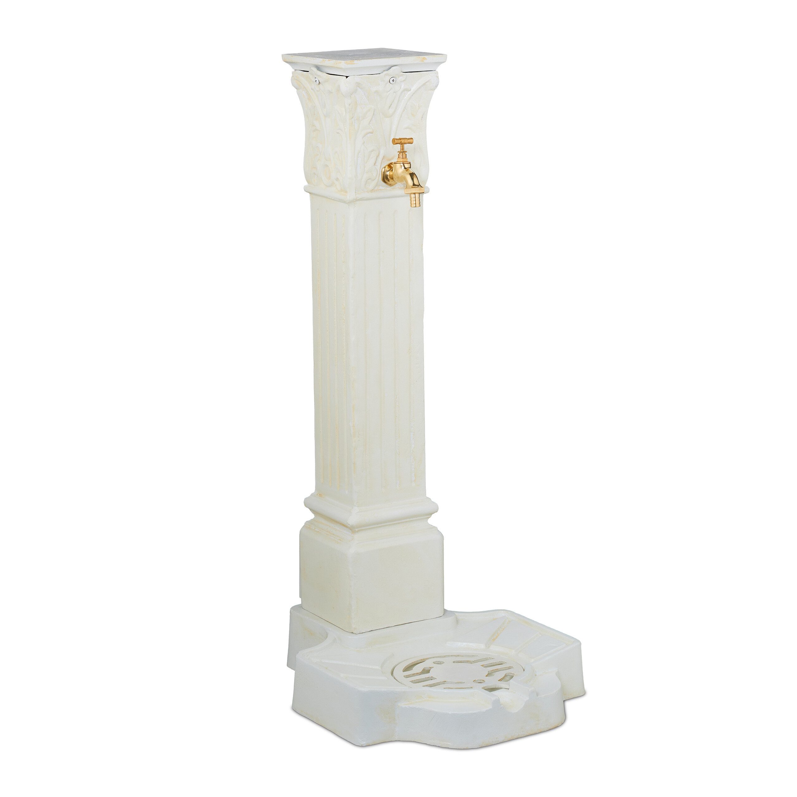 relaxdays Gartenbrunnen Standbrunnen antik 93 cm günstig online kaufen
