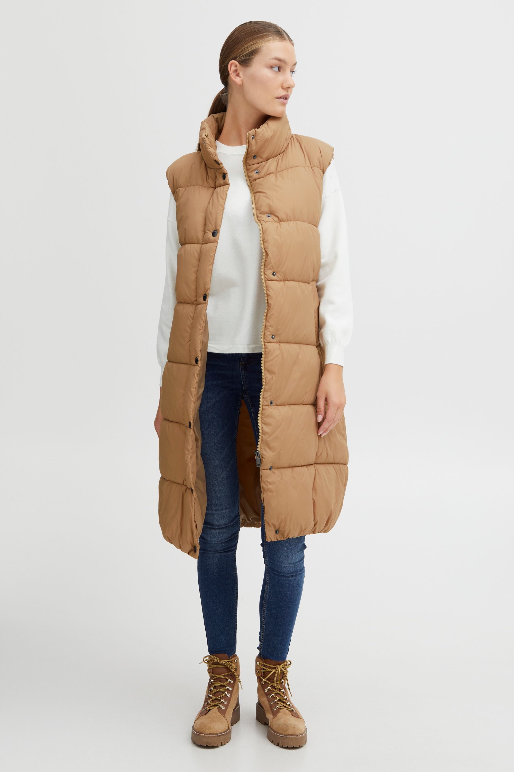 OXMO Longweste OXBodani 21800110-ME Modische Jacke günstig online kaufen