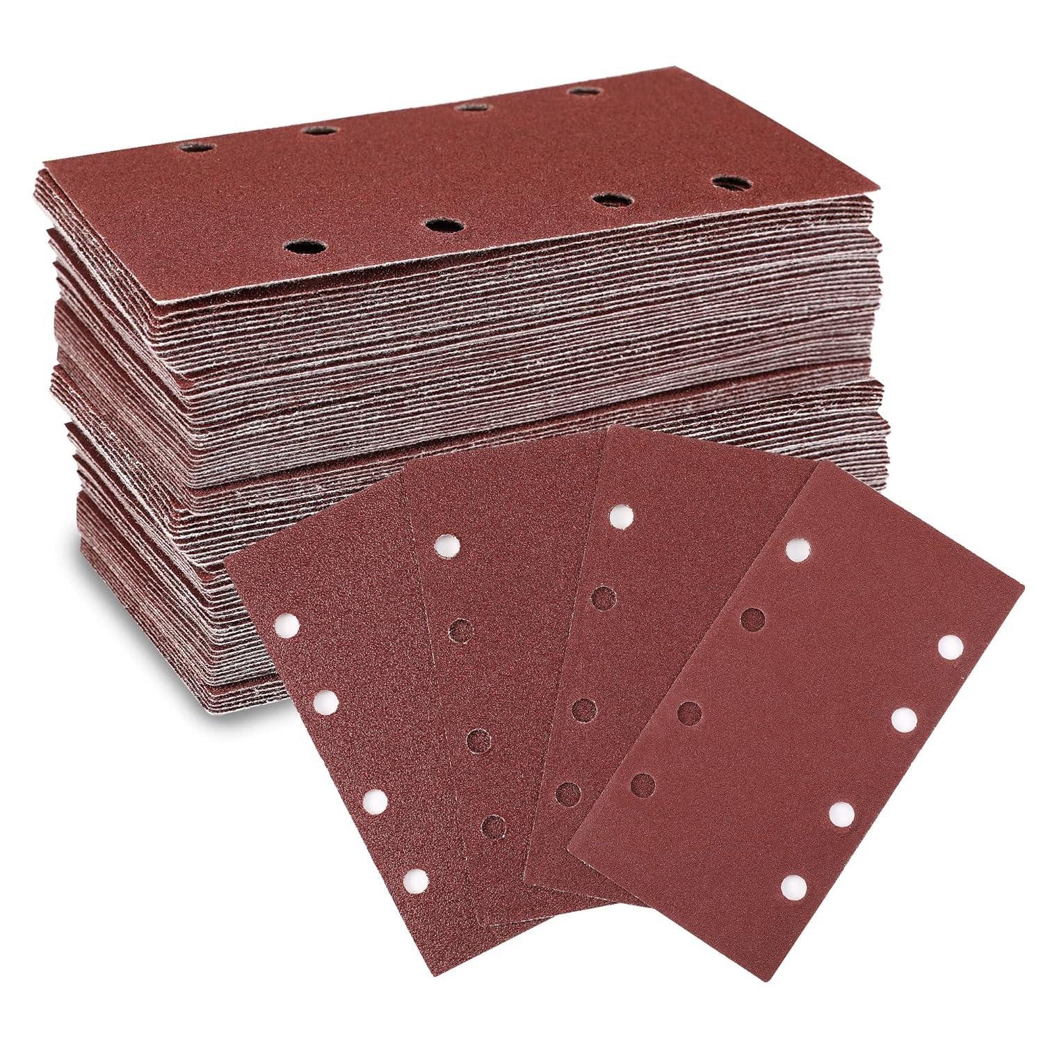 LuxusKollektion Multitool Schleifblatt Set 100-teilig Körnung 40/60/80/120 8 Löcher