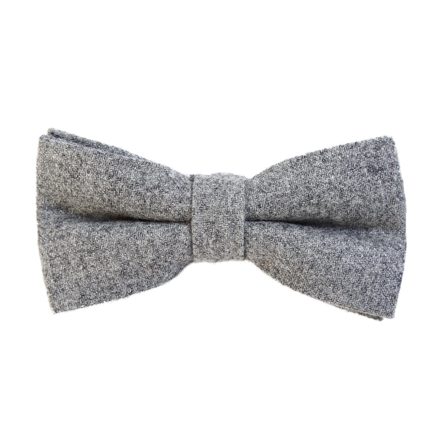 DonDon Fliege DonDon Herren Fliege 12 x 6 cm Baumwolle (Packung, 1-St) bereits gebunden, verstellbar, Tweedlook