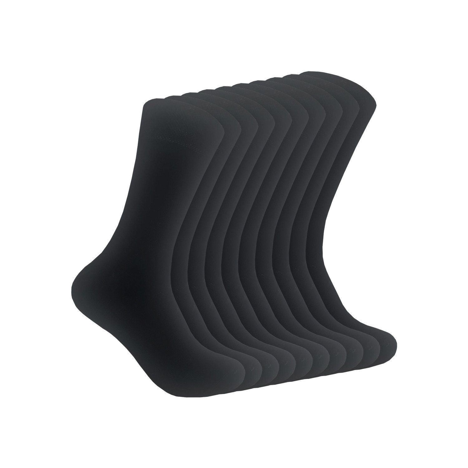 Max Lindner Businesssocken Businesssocken 10 Paar – Baumwolle & Komfortbund (unifarbend und gemustert, 10-Paar) atmungsaktiv und hautfreundlich