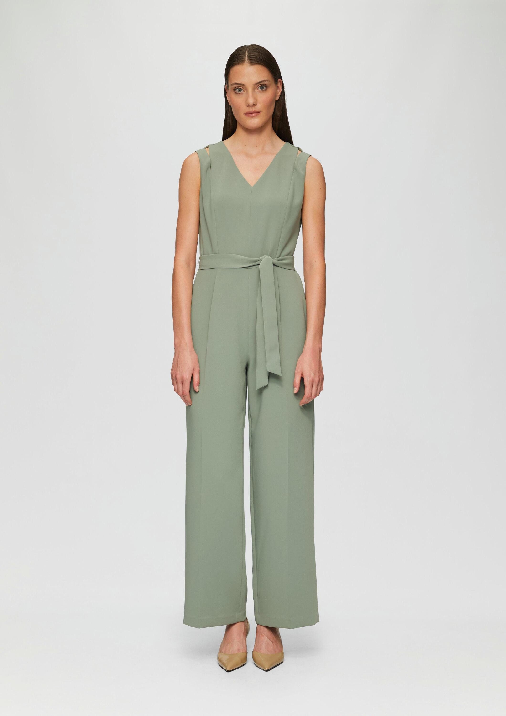 s.Oliver Jumpsuit Overall Twill-Jumpsuit mit Cut-Outs günstig online kaufen