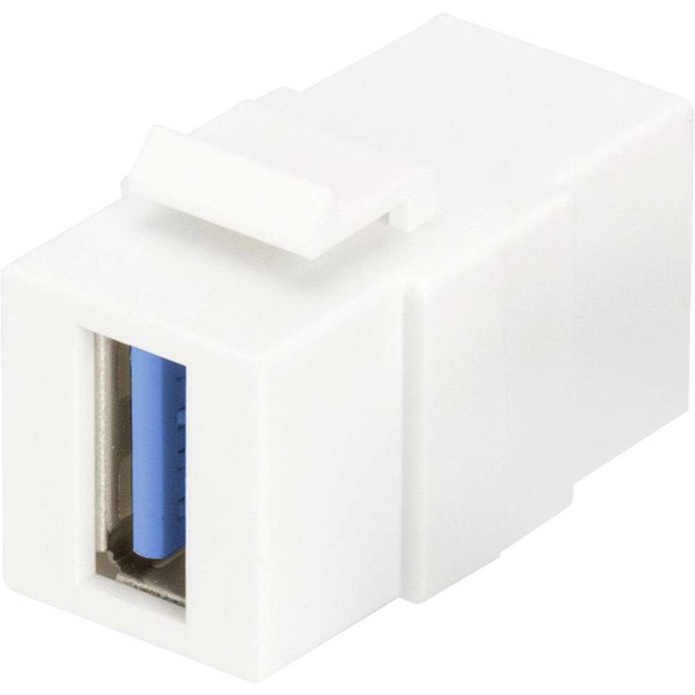 Professional USB 3 Keystone Modul (Buchse/Buchse Netzwerk-Adapter