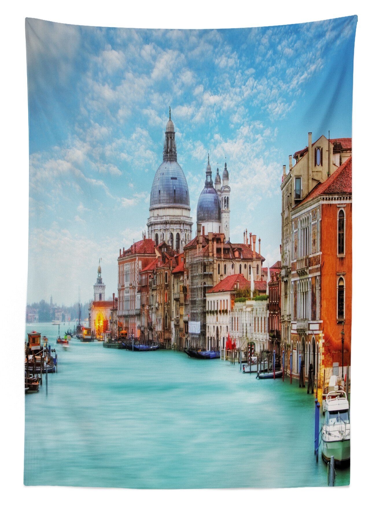 Italien Farben, Tischdecke von Waschbar Foto Außen Abakuhaus Venedig geeignet Für Farbfest Klare den Bereich Grande Canal