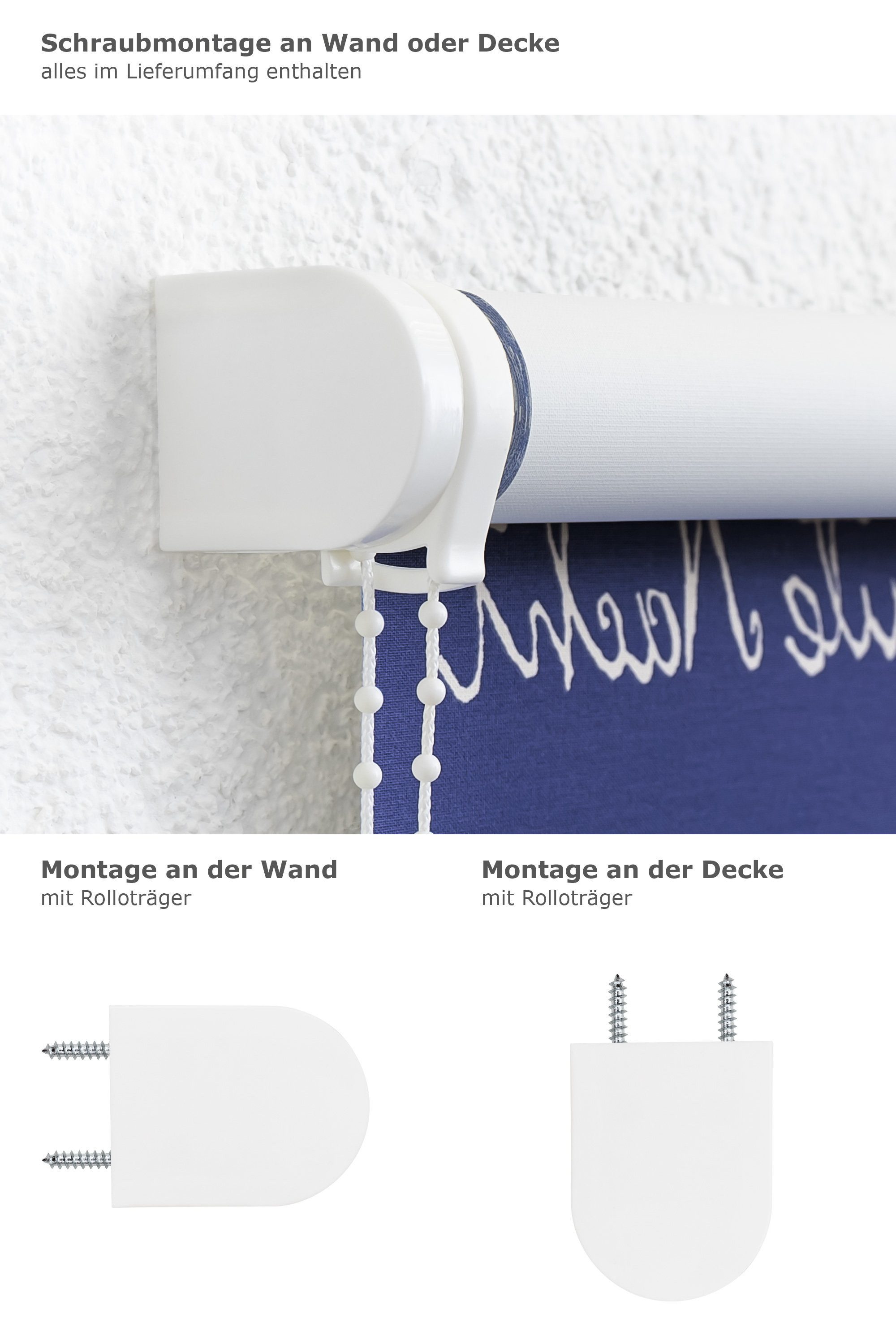 Verdunklungsrollo Verdunkelungsrollo "Gute Nacht", LYSEL®, abdunkelnd, HxB 175x82cm