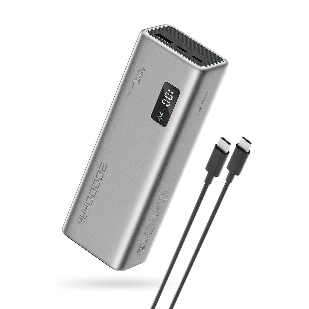 Cuktech Zusatzakku Schnellladegerät Reiseakku Powerbank P+Series No. 15 20000 mAh (1 St), 150 W Schnellladung, 20000 mAh, Digitaldisplay