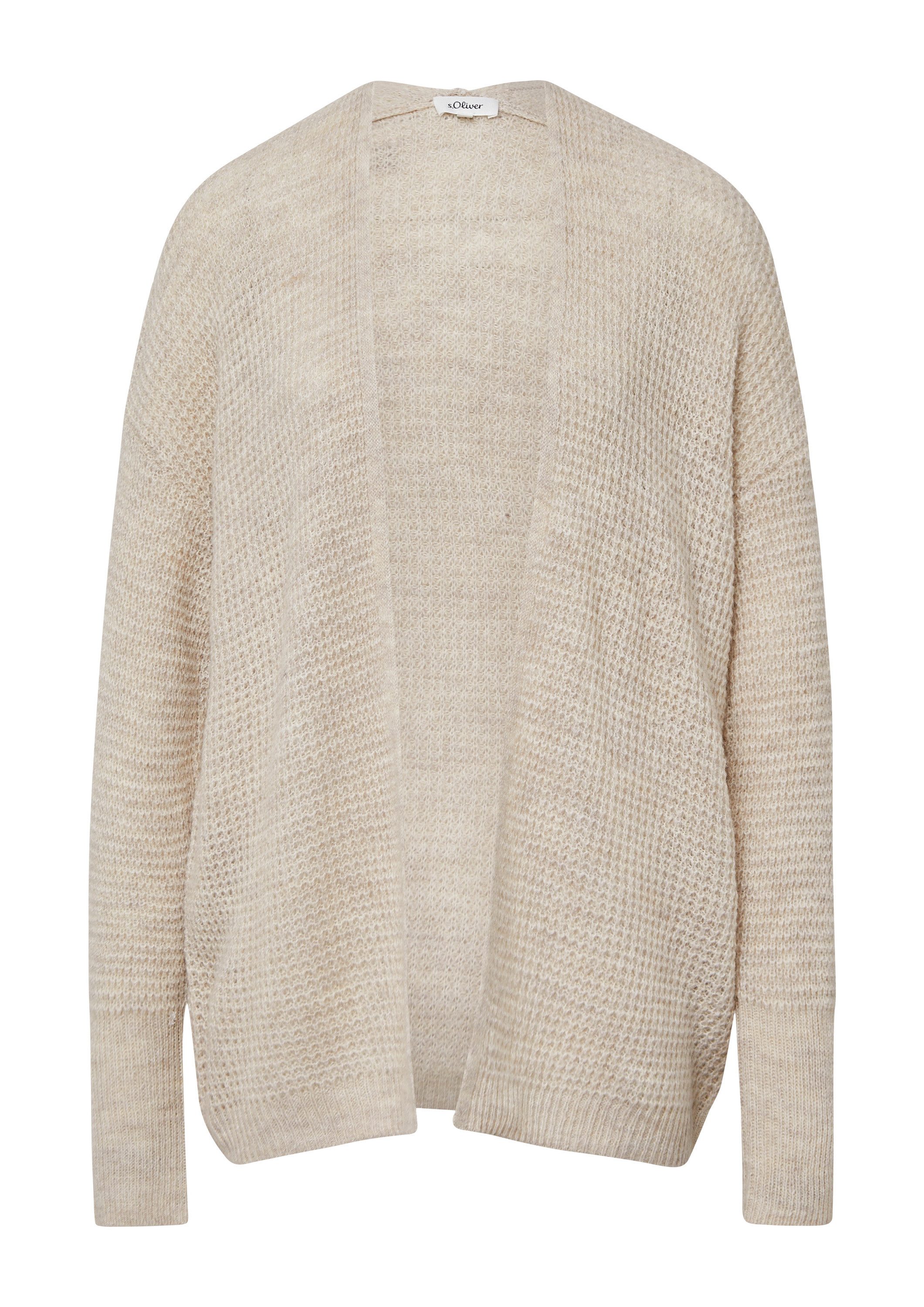 s.Oliver Cardigan Strickjacke Strick-Cardigan aus Alpakamix günstig online kaufen