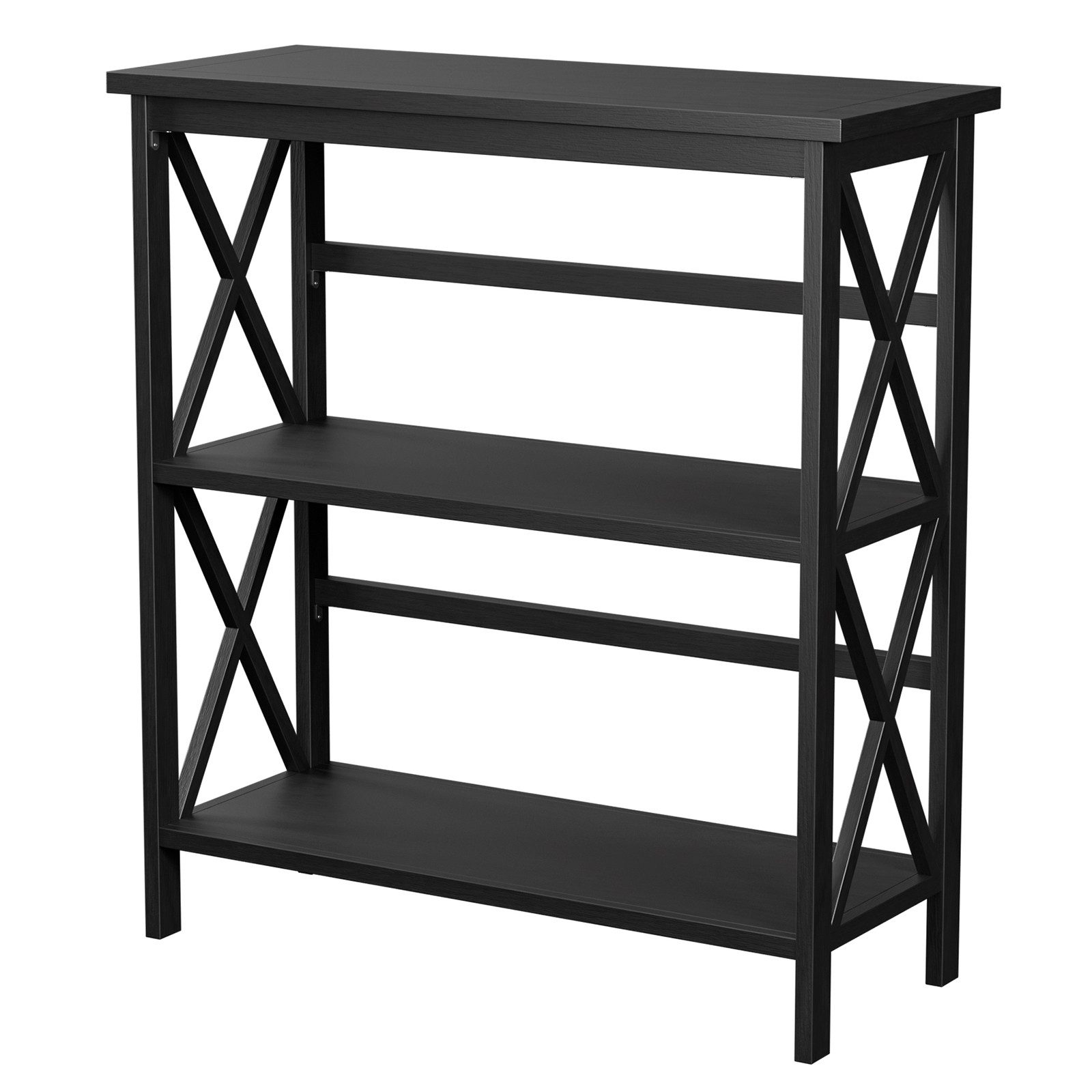 COSTWAY Konsolentisch, 3 Ebenen, schmal, Beistelltisch Holz, 79 x 32 x 86 c günstig online kaufen