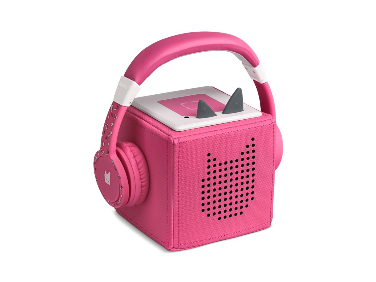 tonies Größenverstellbar) klappbar, Lauscher 2022 Kinder-Kopfhörer Tonies (Klappfunktion, Pink