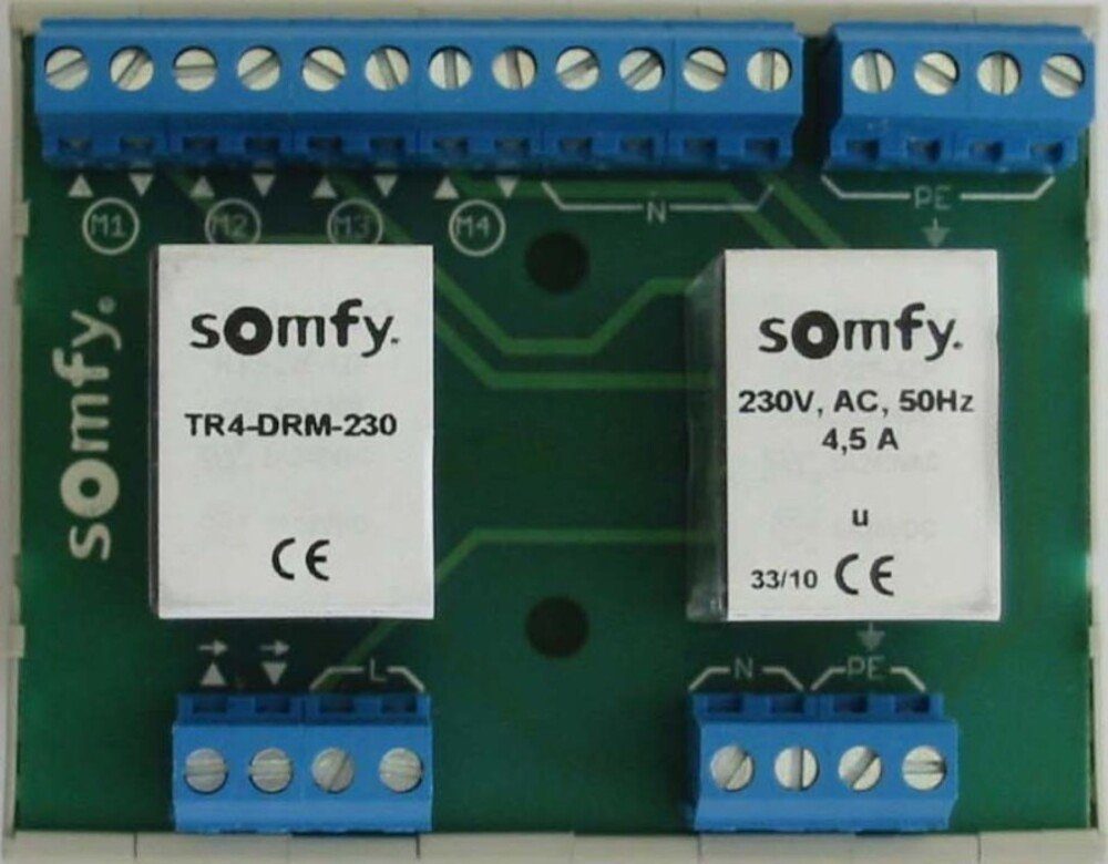 Trennrelais Somfy Klemmen TR4-DRM-230 Somfy