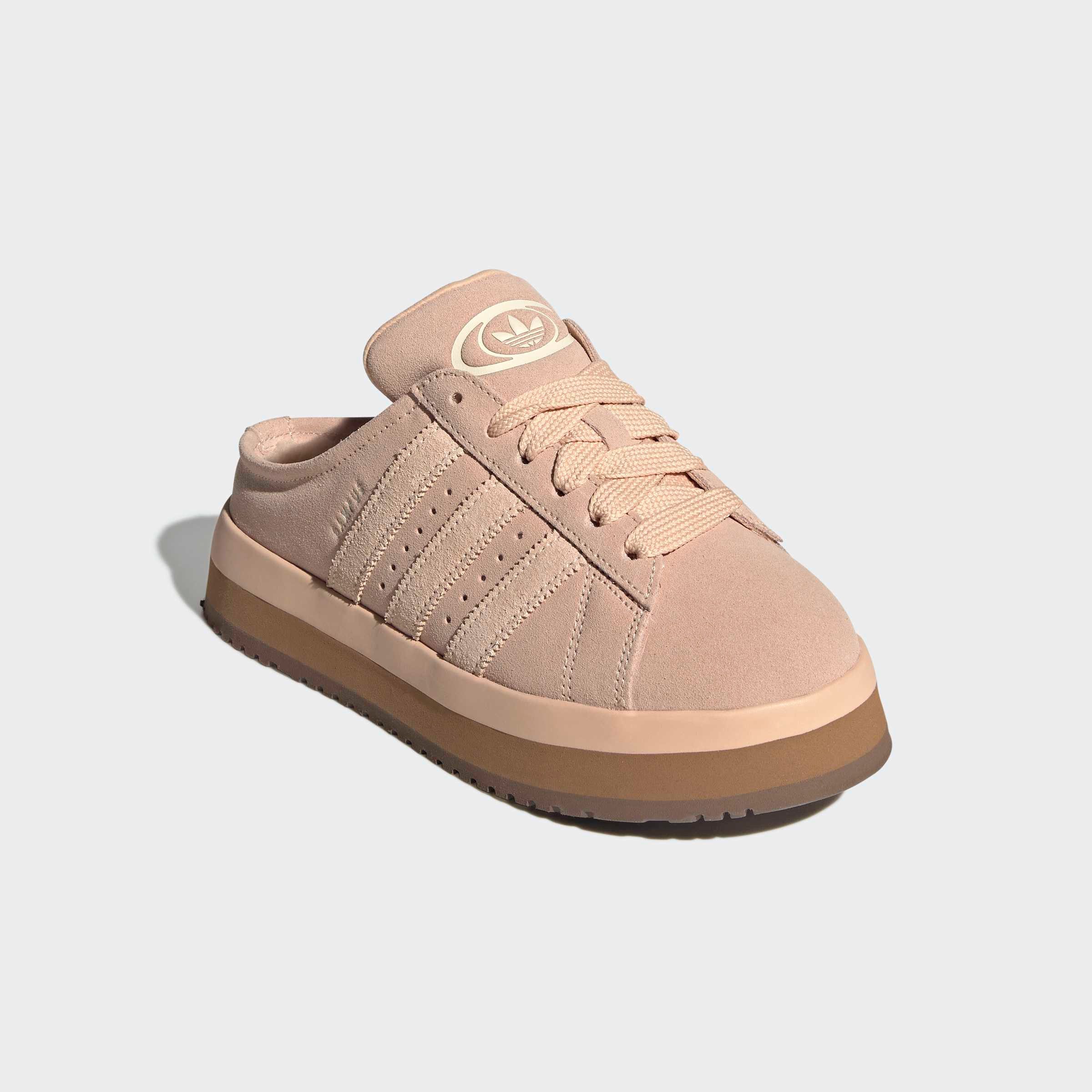 adidas Originals CAMPUS 00S WINTER LOW Clog Hausschuh, Pantolette, Mule, Slipper mit Plateua für Herbst und Winter