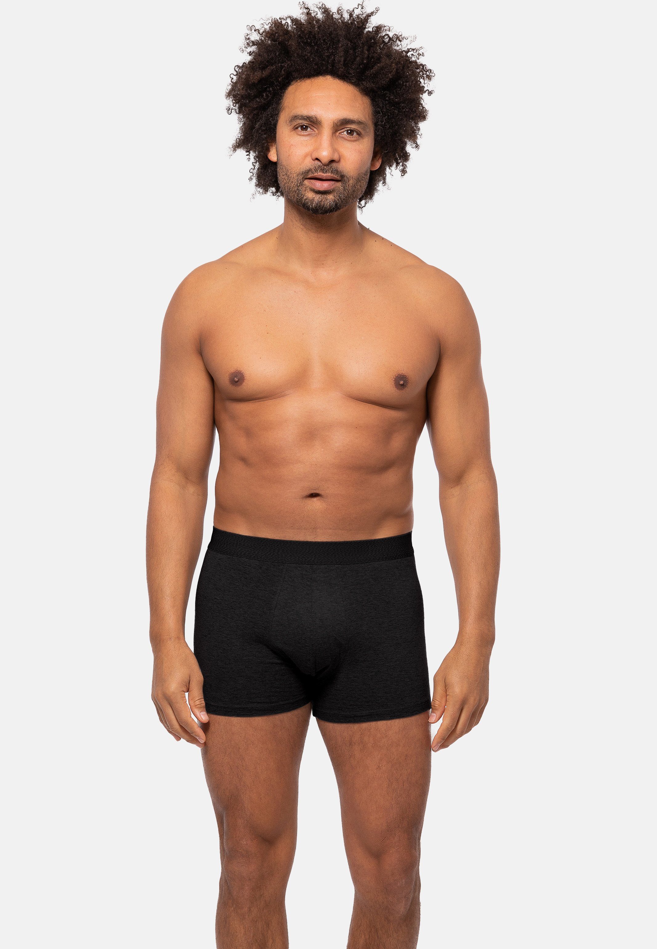 Almonu Retro Boxer 6er Pack Cotton - Melange (Spar-Set, 6-St) Retro Short / Pant - Baumwolle - ohne Eingriff – Bild 2 von 5