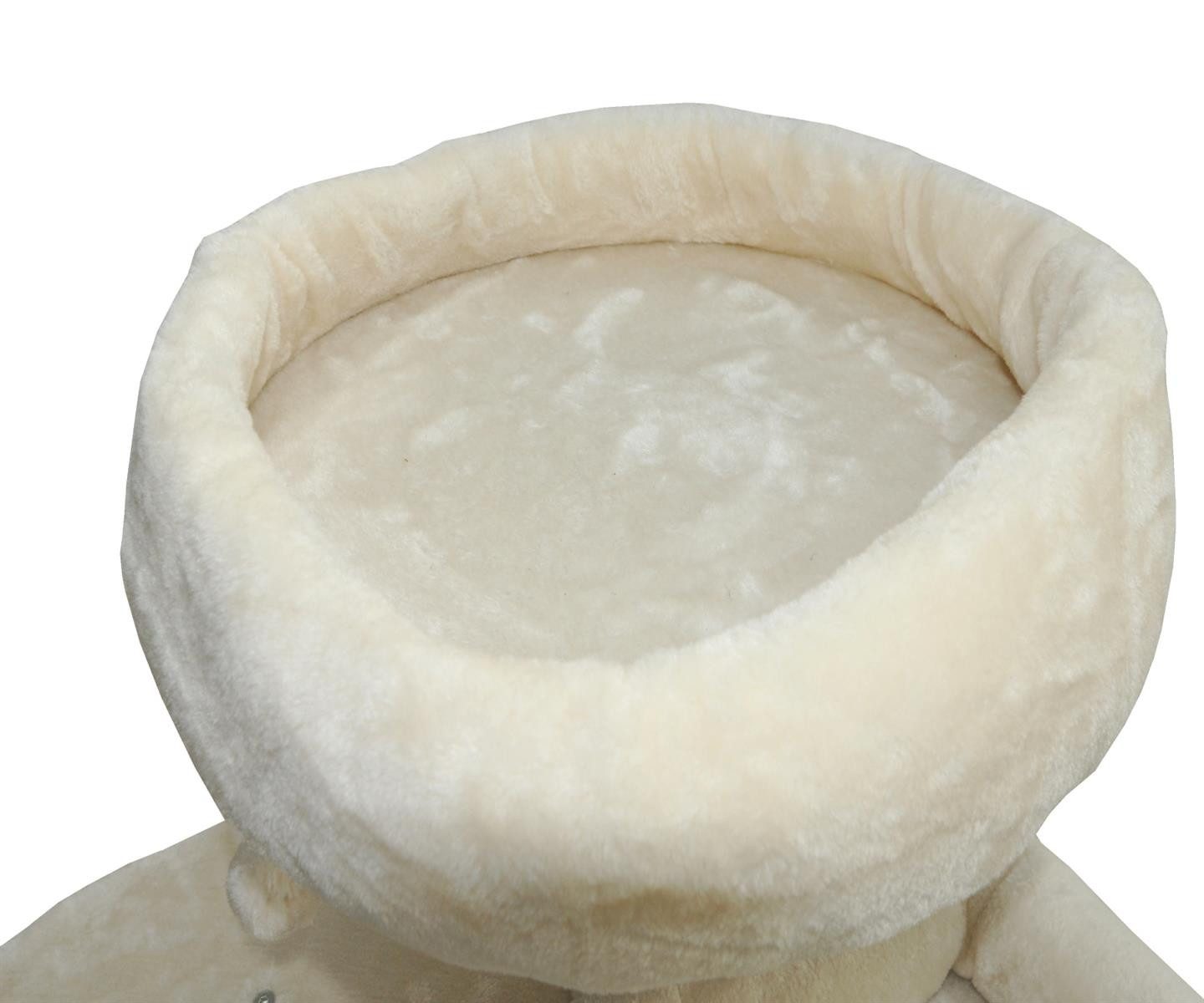 nanook Kratzbaum Kratzbaum Katzenbaum beige 146 x 83 x 60 cm